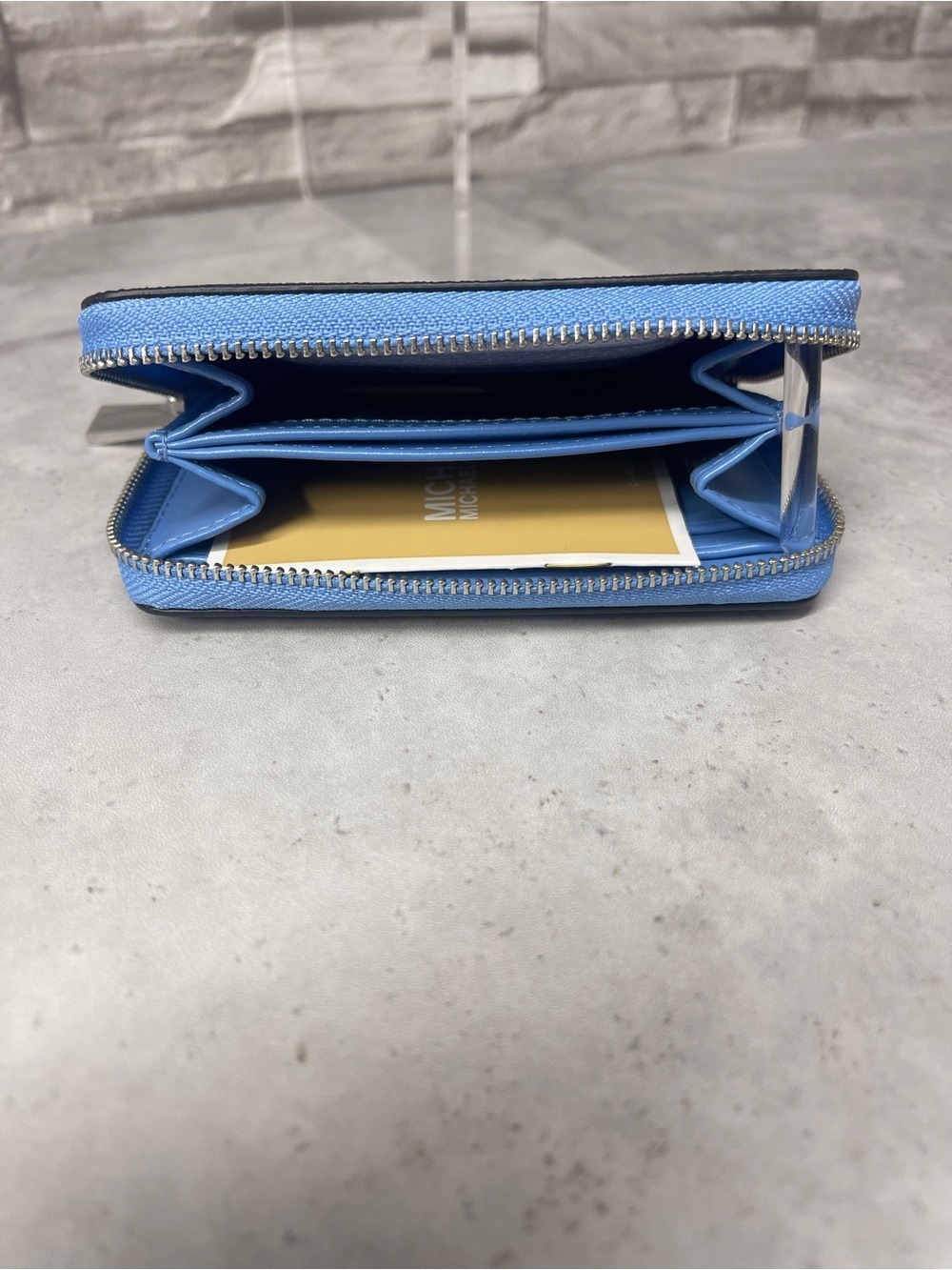 Michael Kors Scarlett Medium Satchel & Matching Wallet South Pacific Blue - Picture 12 of 12
